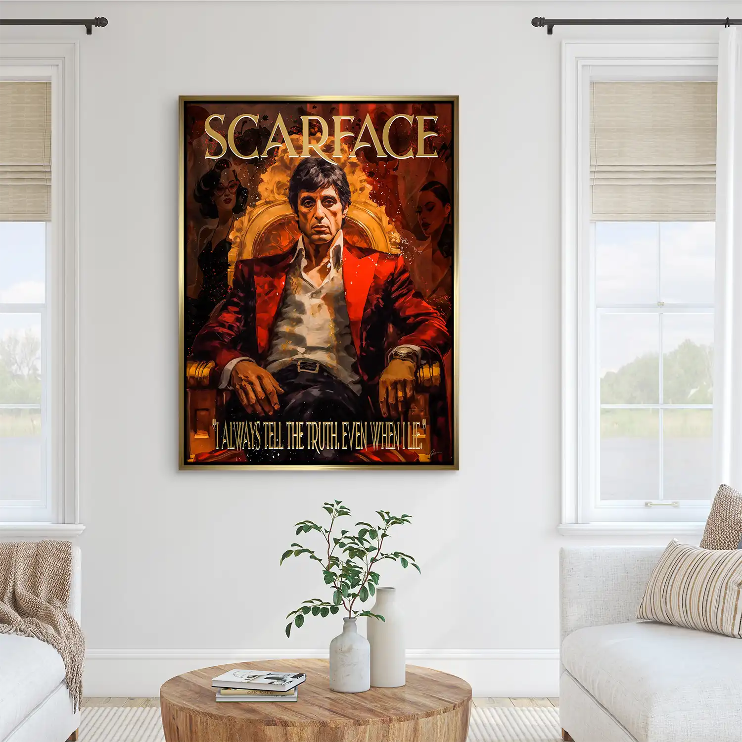 Scarface Leinwand Bild INGALERIE
