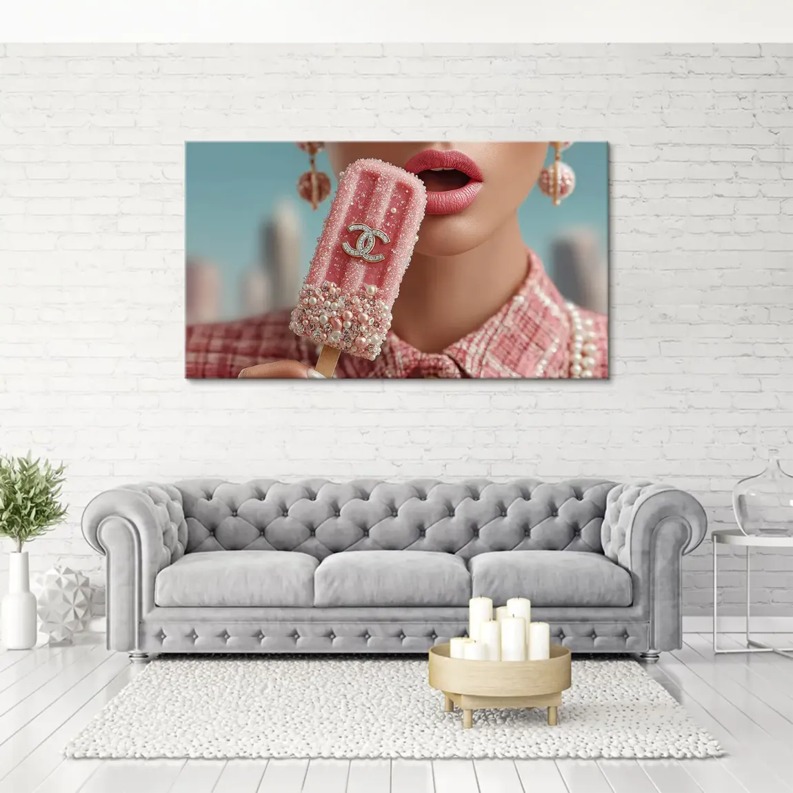 Coco Ice Art Leinwand Bild