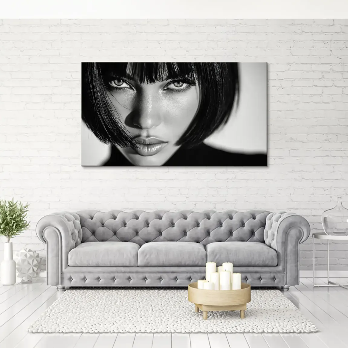 Mystic Eyes Leinwand Bild