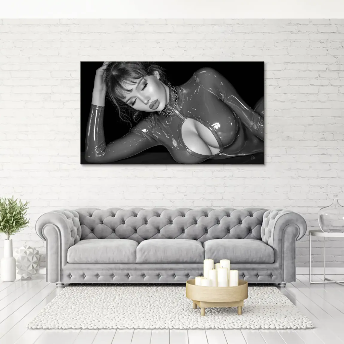 Latex Allure Leinwand Bild