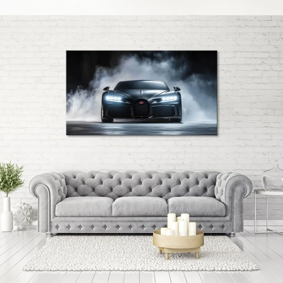 Bugatti Prestige Style Leinwand Bild
