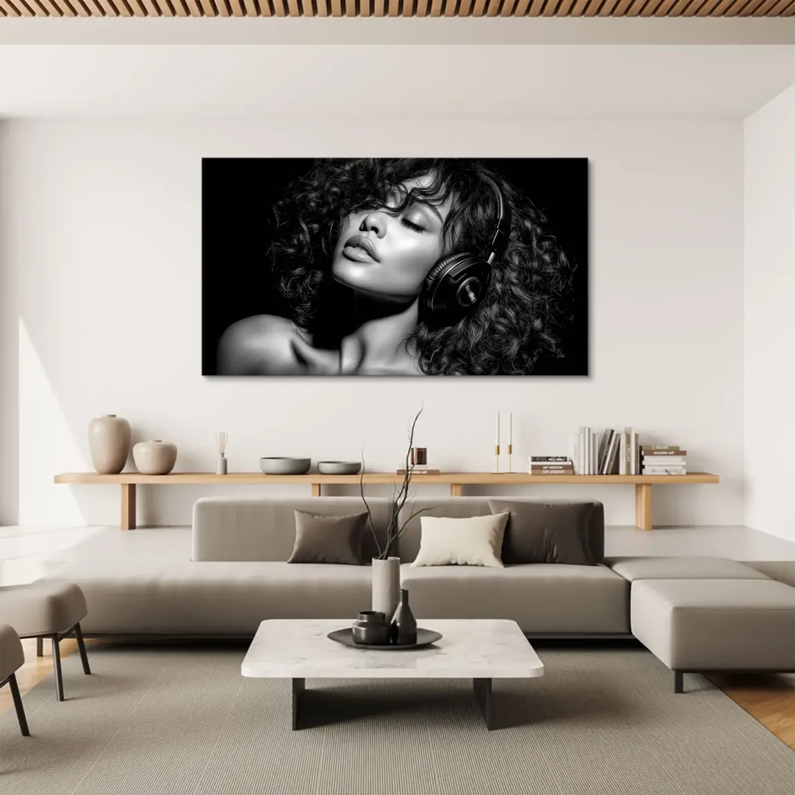 Midnight Harmony Leinwand Bild