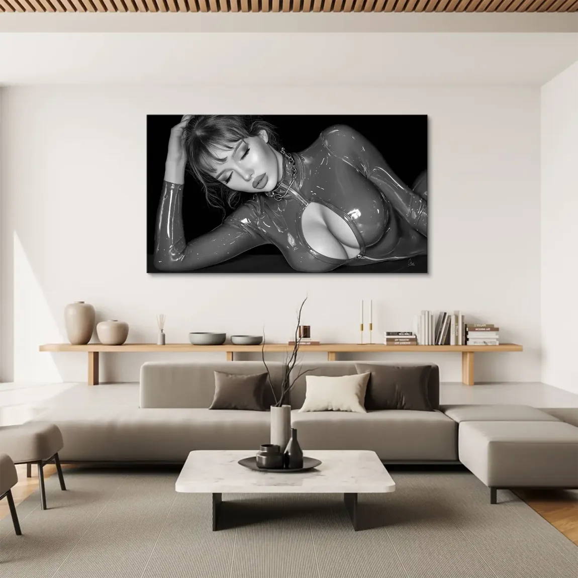 Latex Allure Leinwand Bild