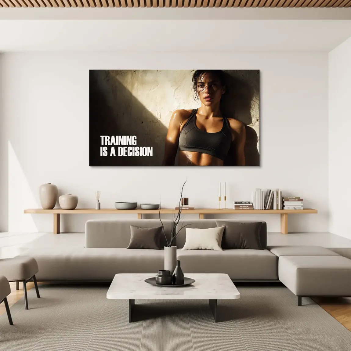 Training Decision Leinwand Bild