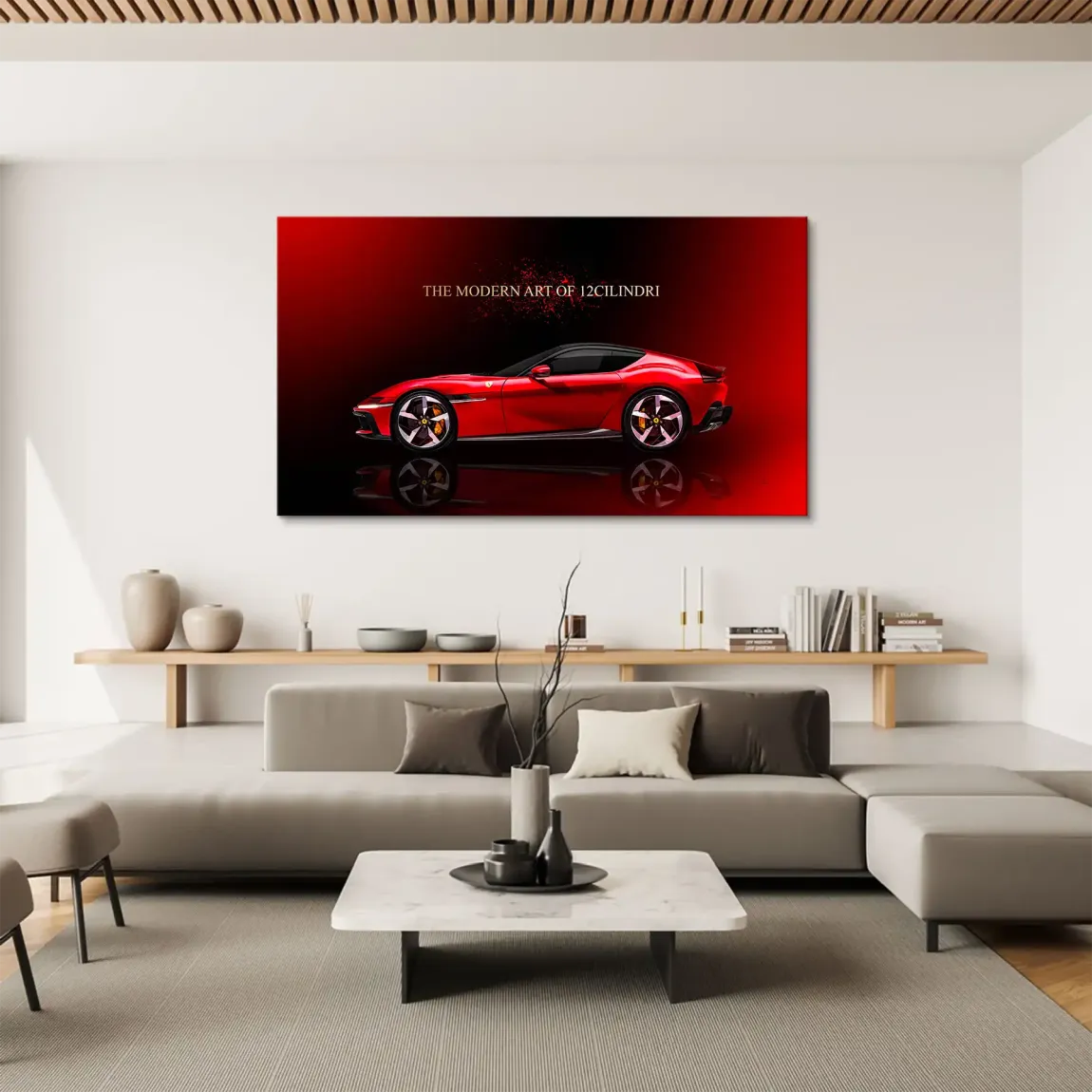 Ferrari Prestige Art Leinwand Bild