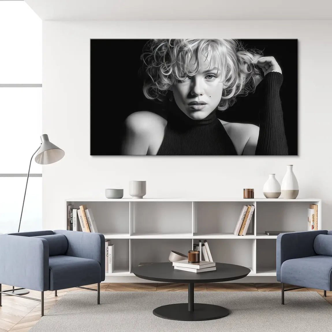 Marilyn Monroe Velvet Icon Leinwand Bild