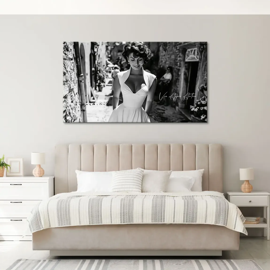 Sophia Loren Roma Leinwand Bild