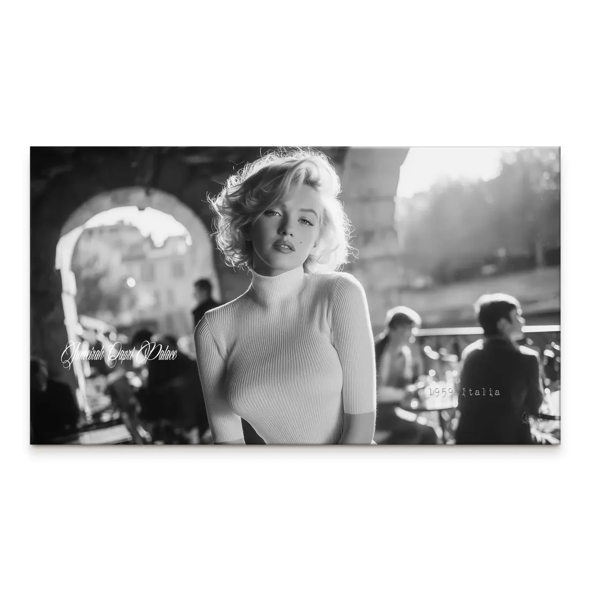 Marilyn Monroe Italia Leinwand Bild