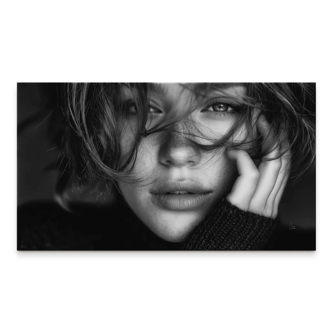 Silent Graze Leinwand Bild