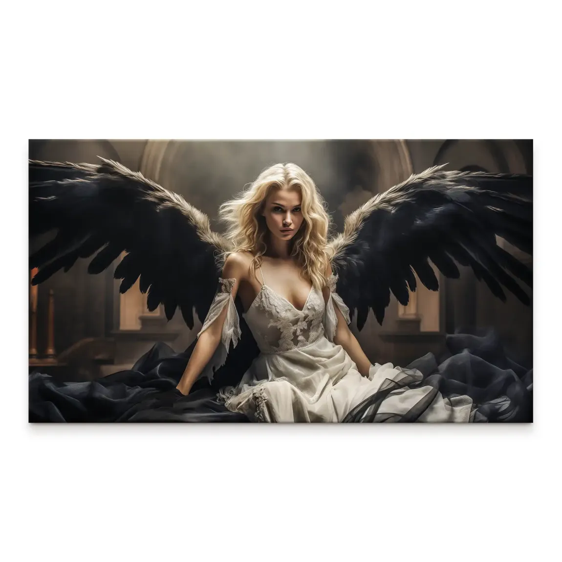 Blackwing Angel Art Leinwand Bild