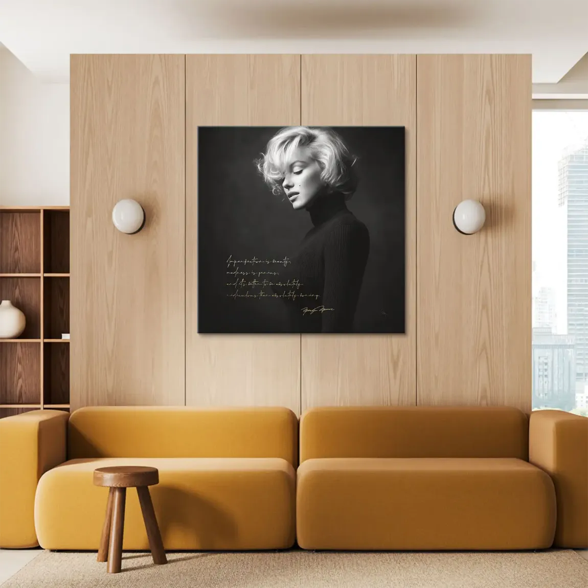 Marilyn Monroe Diva Leinwand Bild