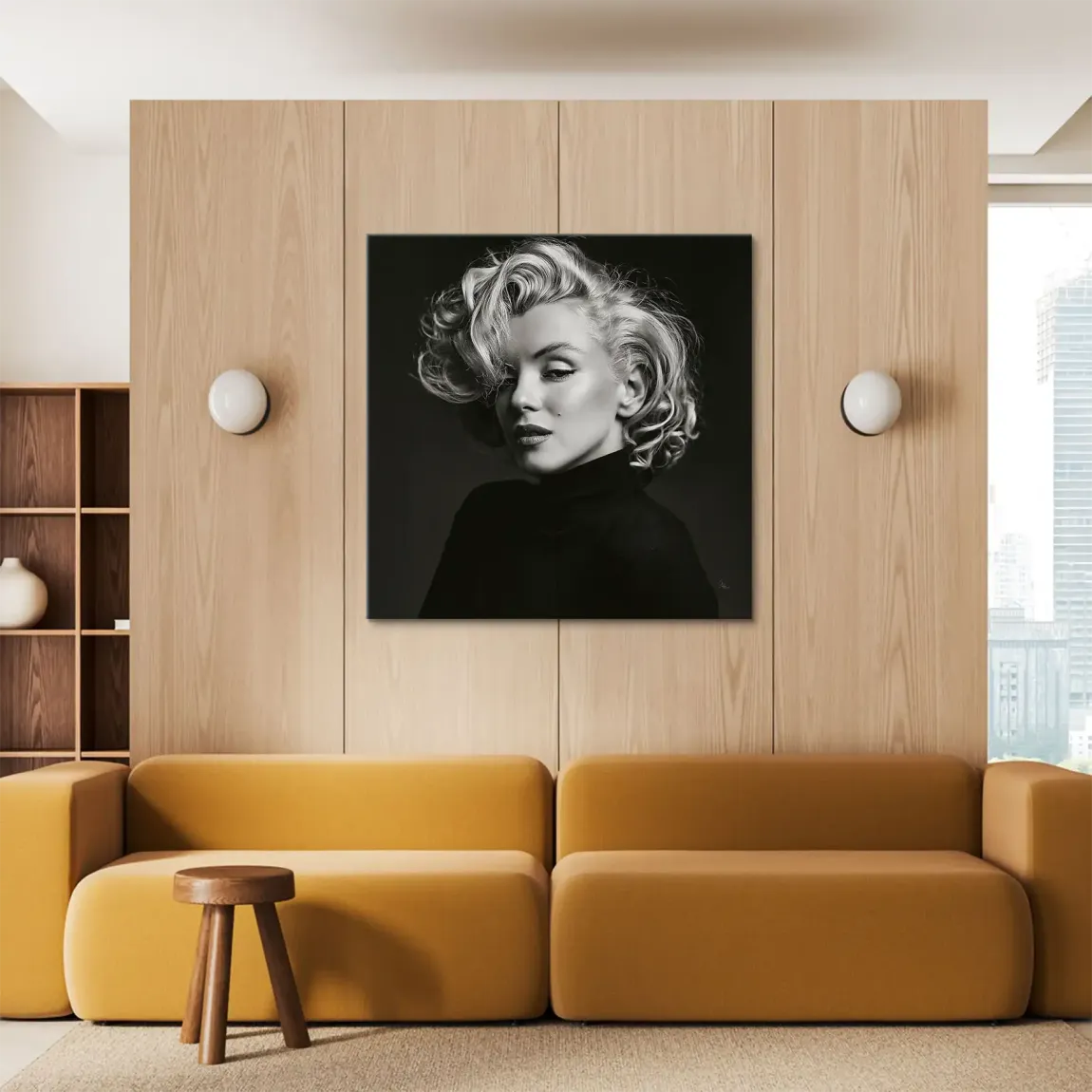 Marilyn Elegance Leinwand Bild