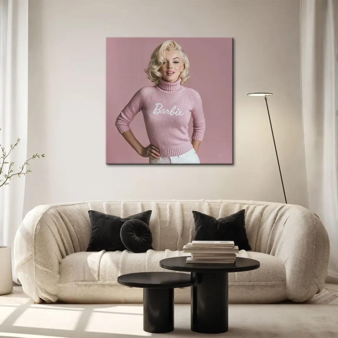 Marilyn Monroe Barbie Leinwand Bild