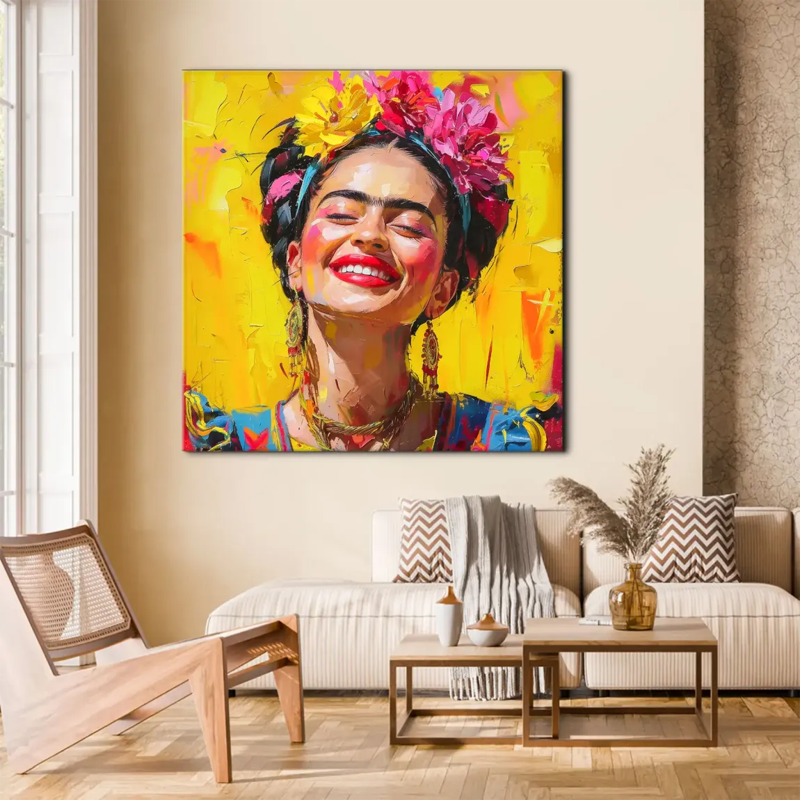 Frida Viva Leinwand Bild