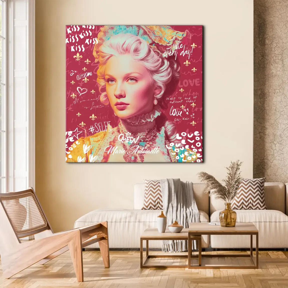 Royal Pop Leinwand Bild