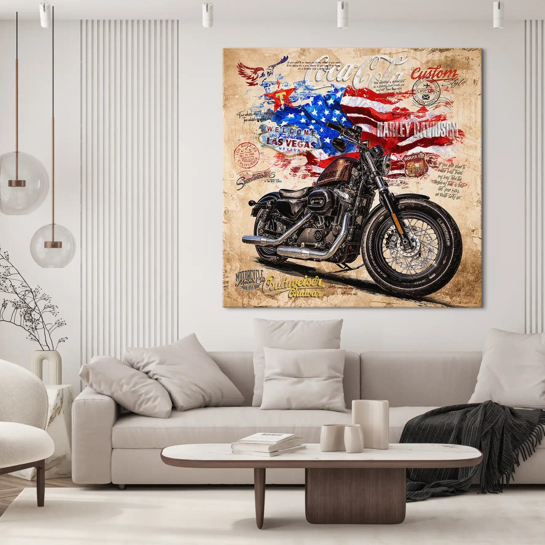 American Pulse auf Leinwand INGALERIE