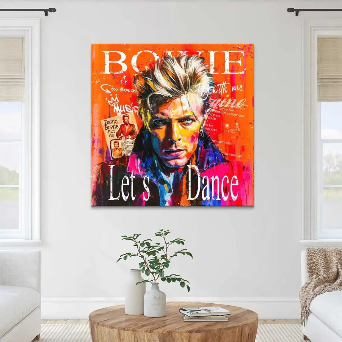 David Bowie Sound and Color Leinwand Bild INGALERIE