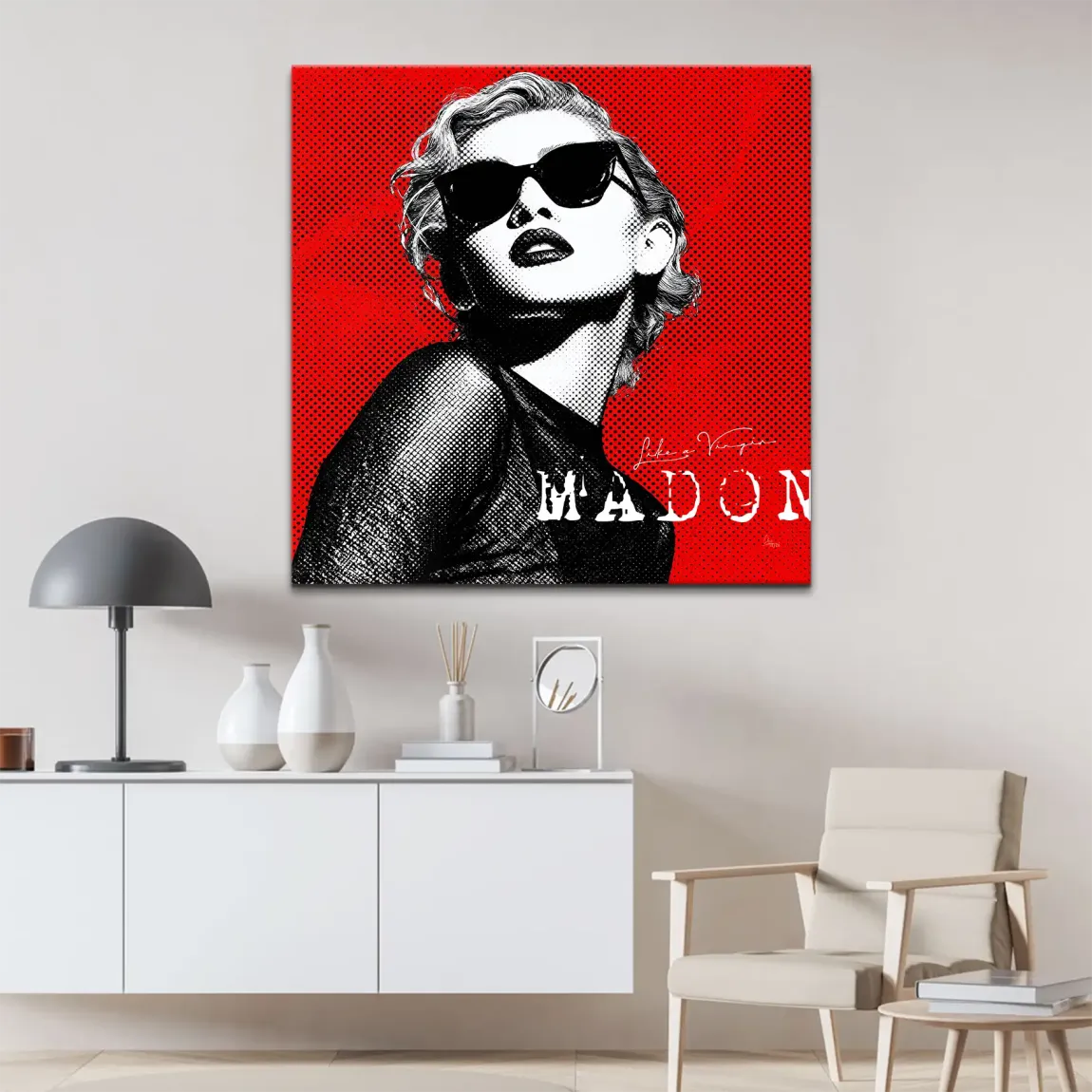Rebel Madonna Leinwand Bild