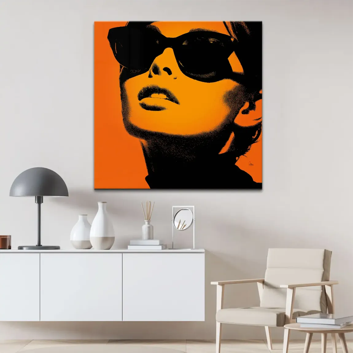 Amber Diva Leinwand Bild