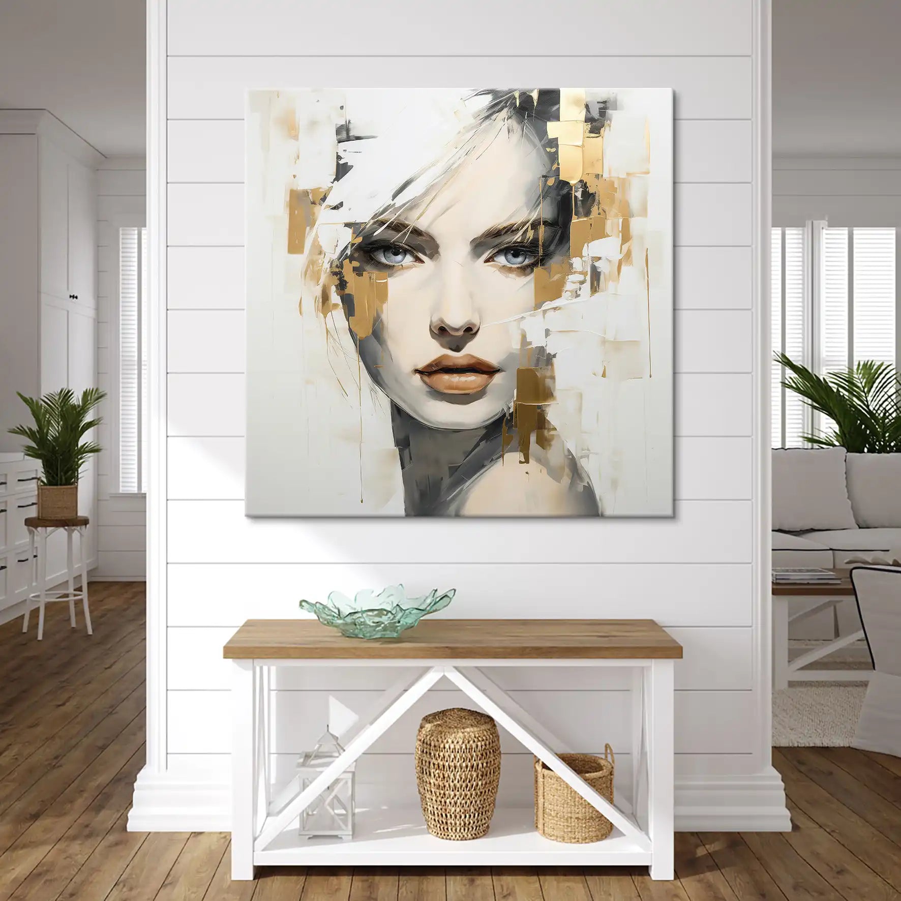 Golden Muse Leinwand Bild INGALERIE