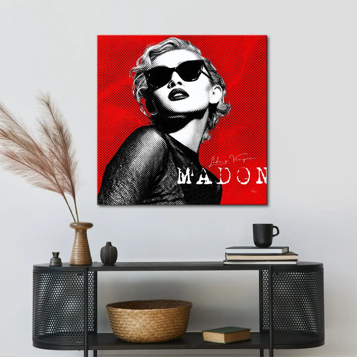 Rebel Madonna Leinwand Bild