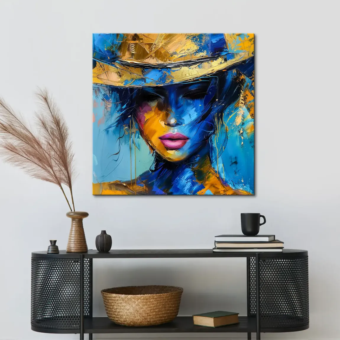 Golden Shade Leinwand Bild