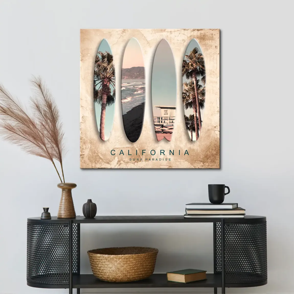 California Coast Art Leinwand Bild