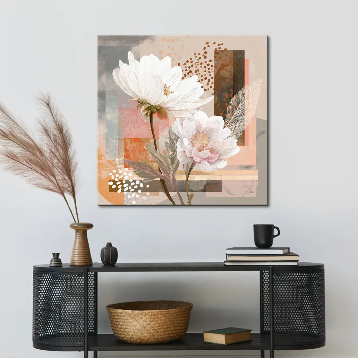 Soft Bloom Leinwand Bild