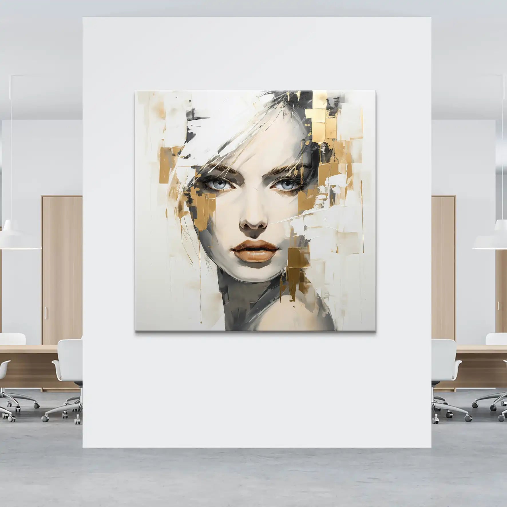 Golden Muse Leinwand Bild INGALERIE