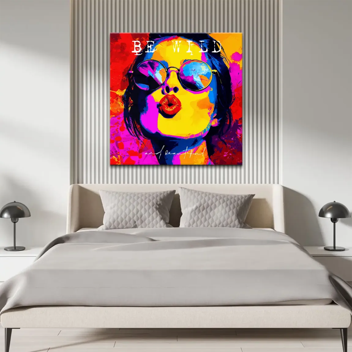 Be Wild Leinwand Bild