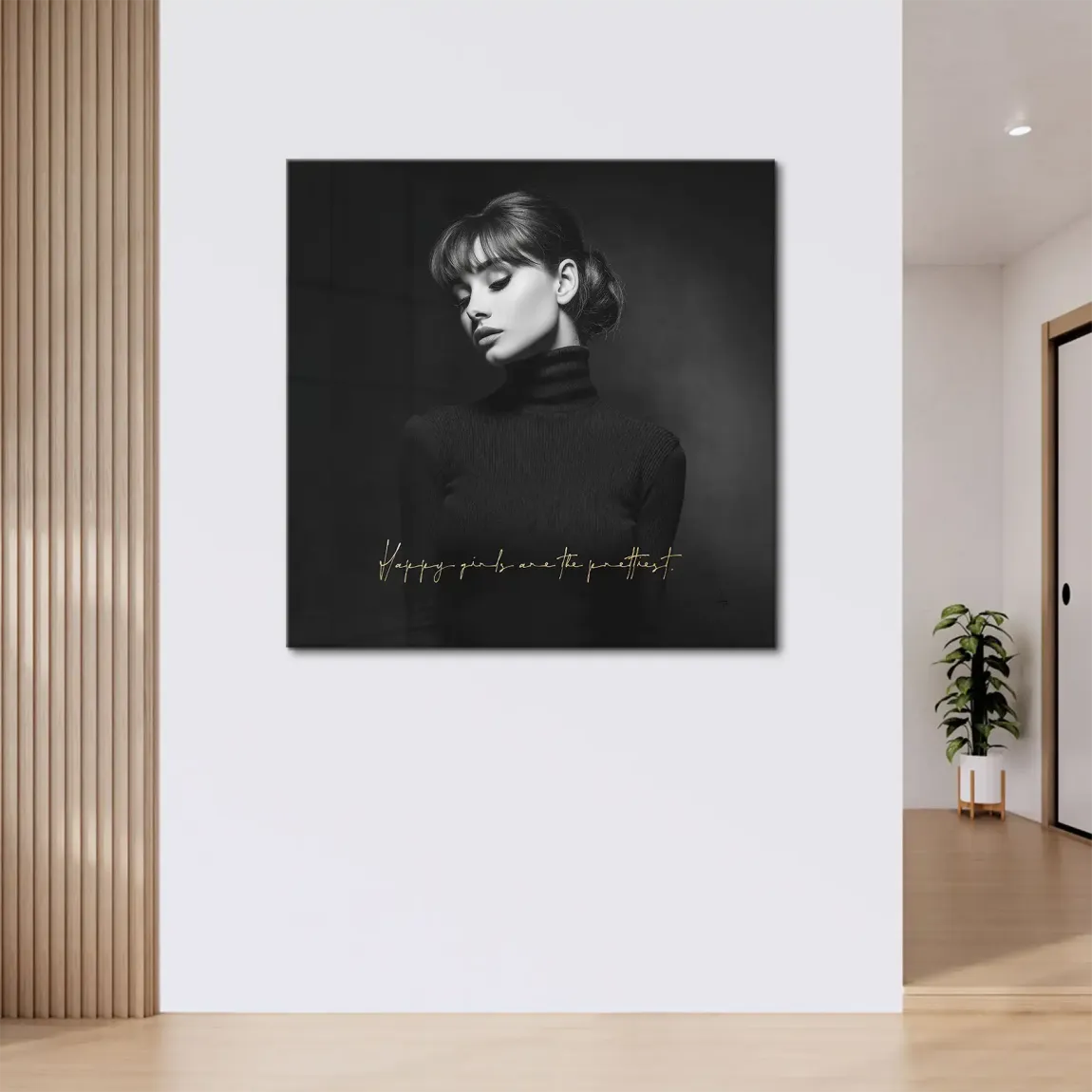 Audrey Hepburn Pretty Leinwand Bild