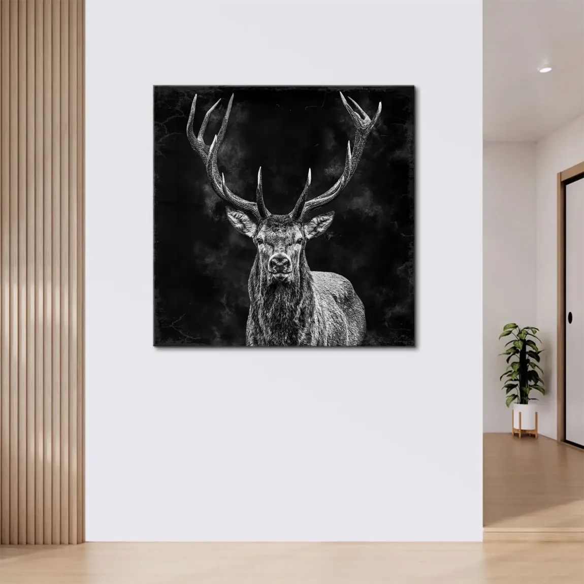 Edler Hirsch Leinwand Bild