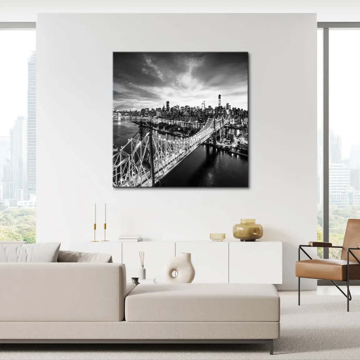New York Noir Leinwand Bild