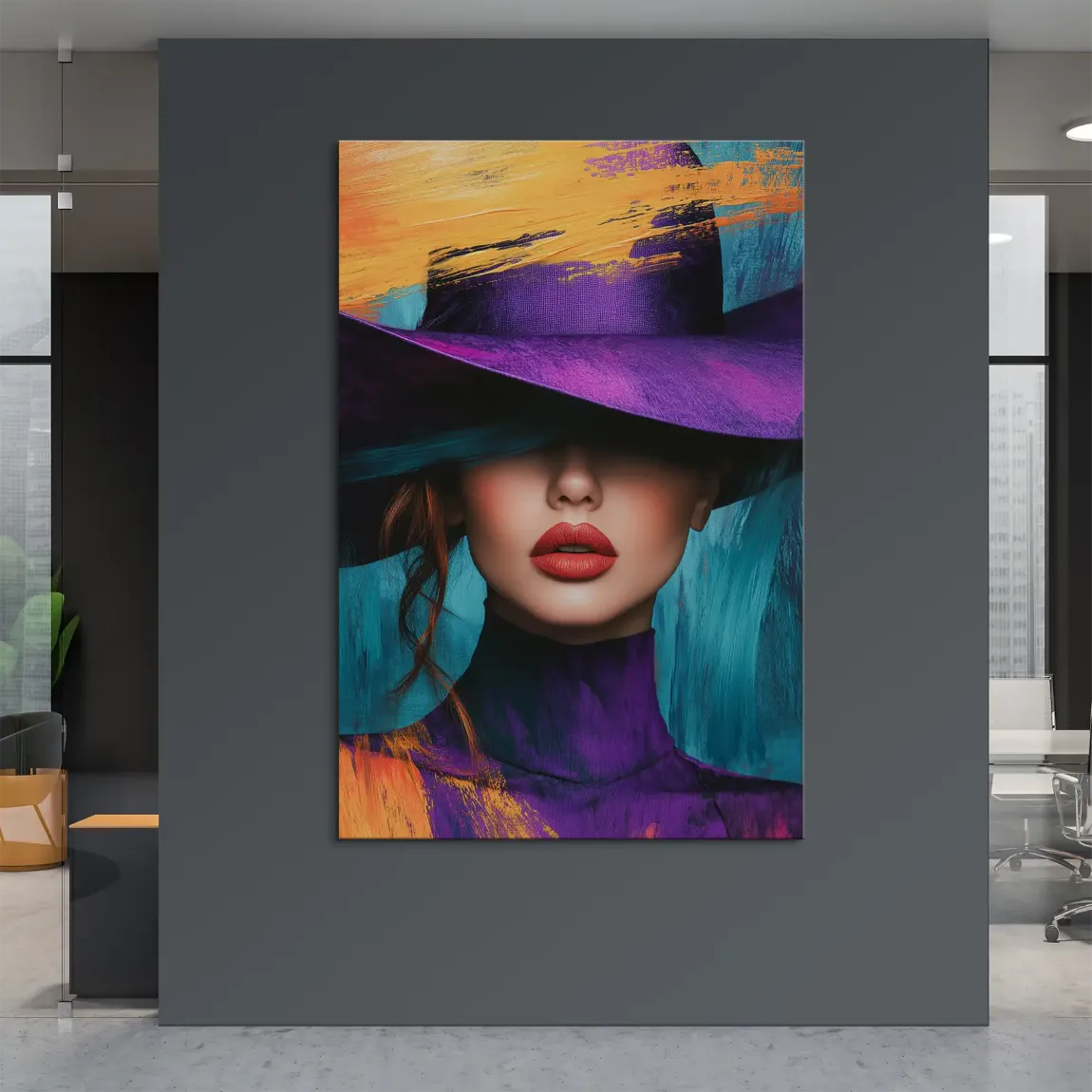 Queen of Color Leinwand Bild INGALERIE