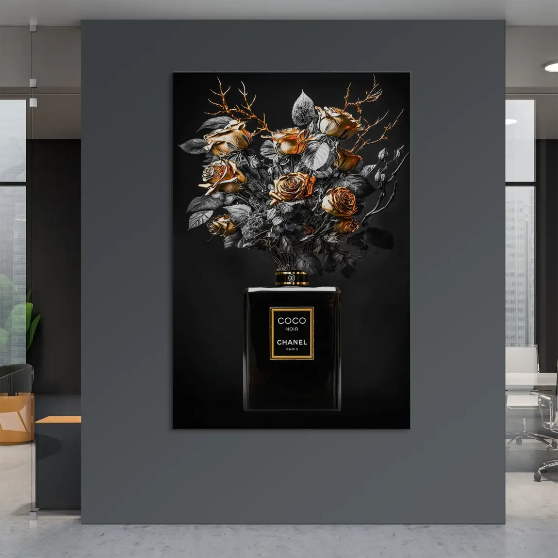 Coco Noire Leinwand Bild INGALERIE