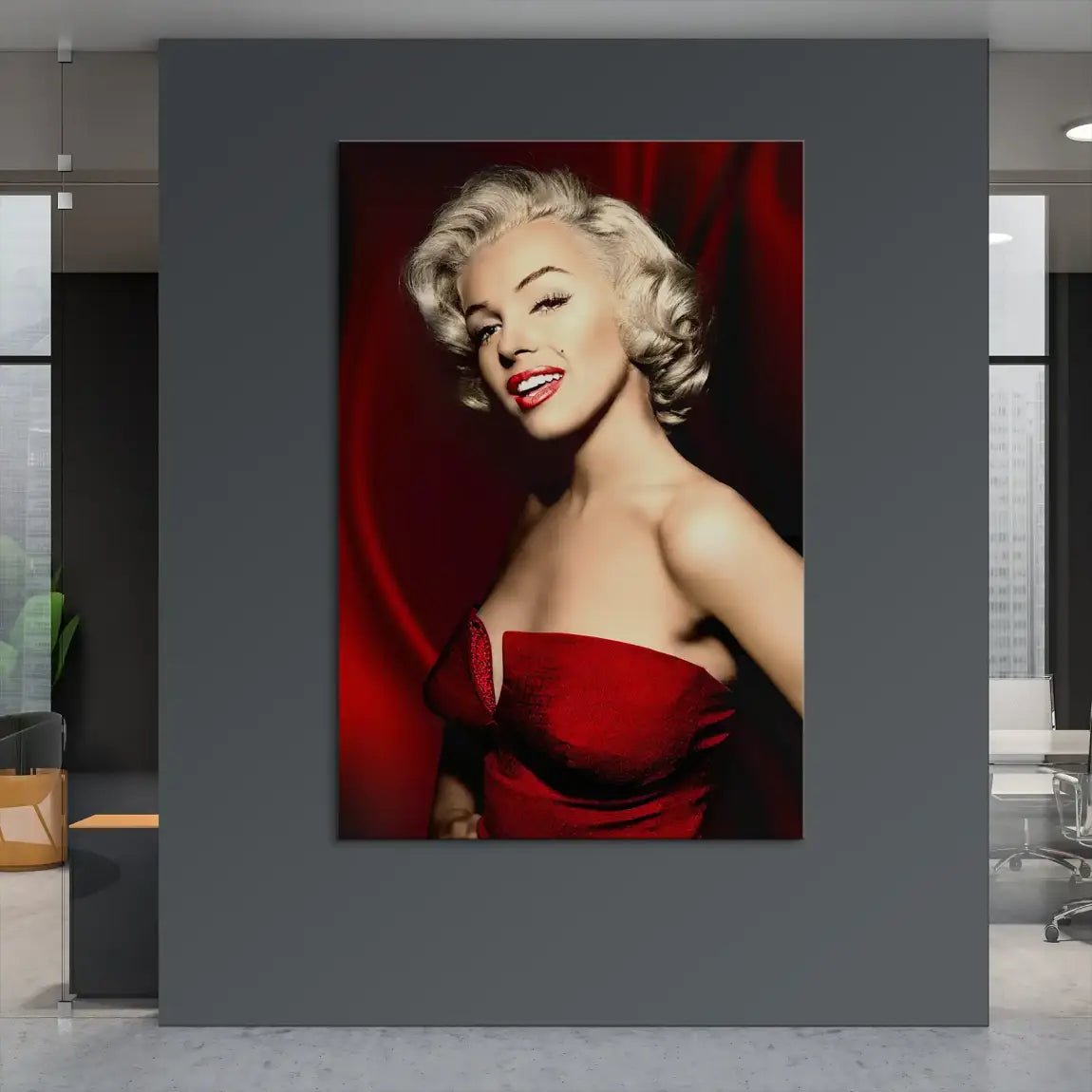 Marilyn Monroe Club Style Leinwand Bild INGALERIE