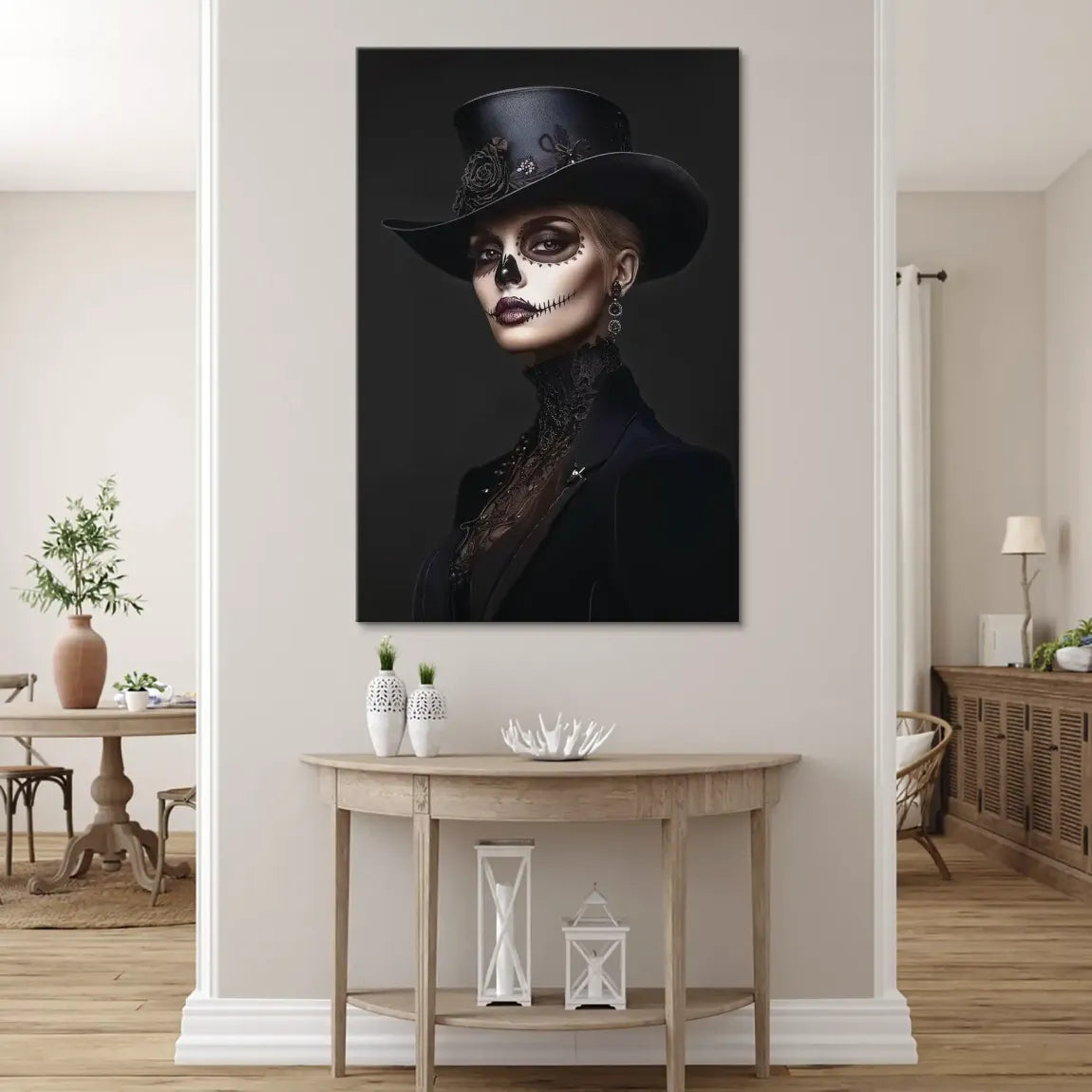 Lady of Shadows Color Leinwand Bild INGALERIE