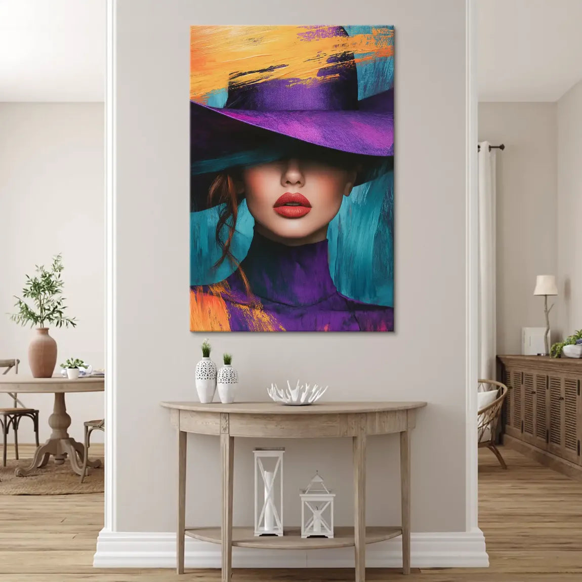 Queen of Color Leinwand Bild INGALERIE