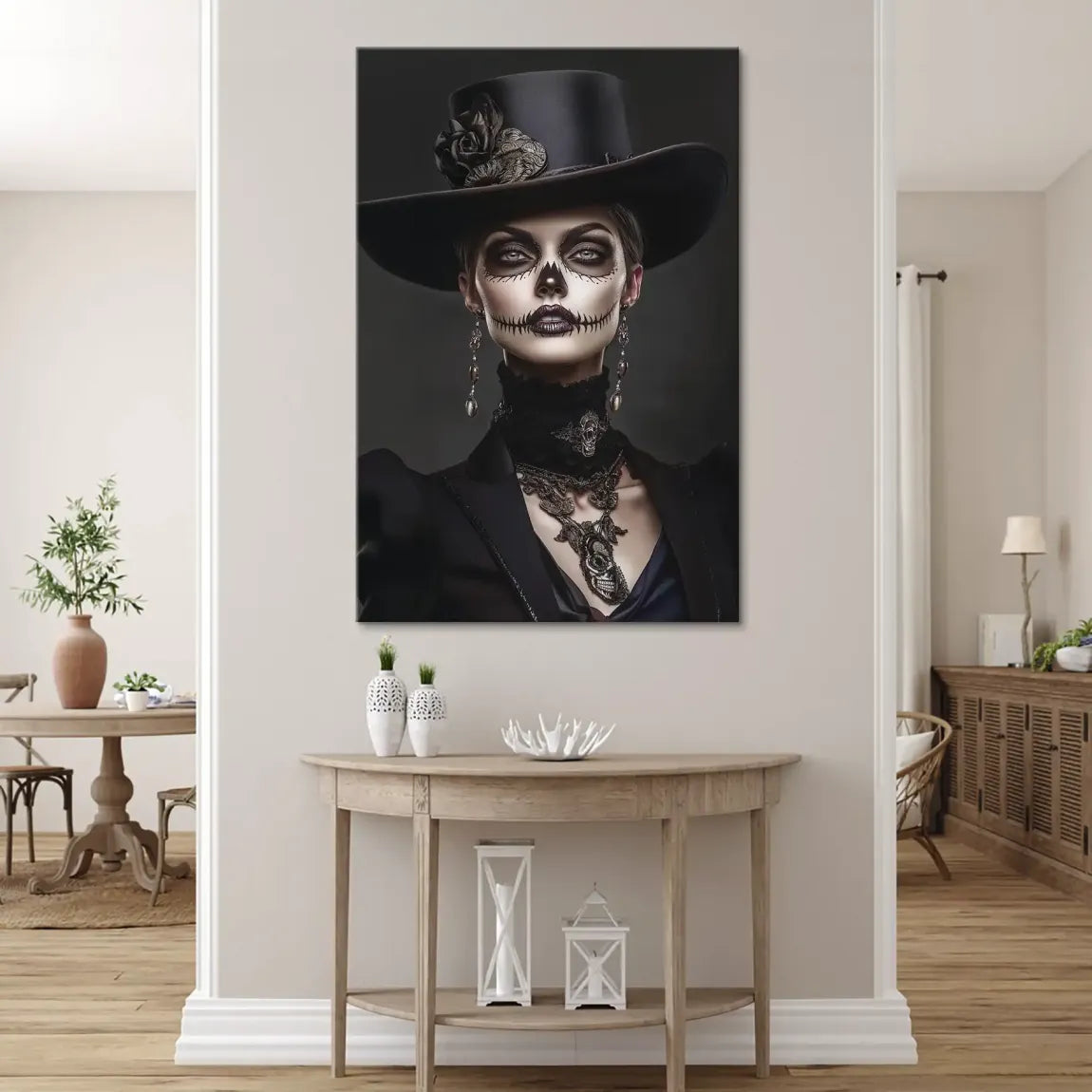 Lady der Schatten Leinwand Bild INGALERIE