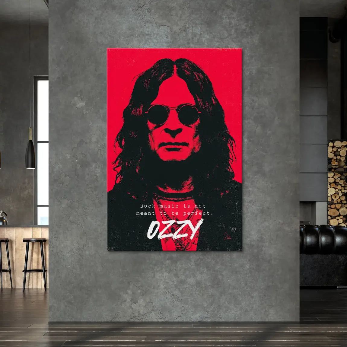 Ozzy Rock Spirit Leinwand Bild