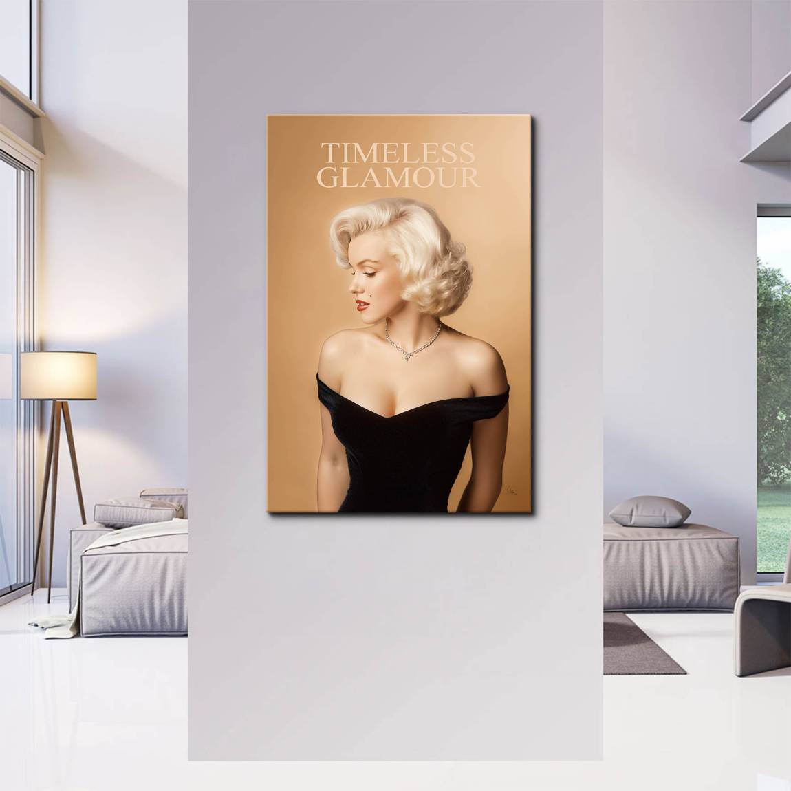 Marilyn Monroe Timeless Leinwand Bild