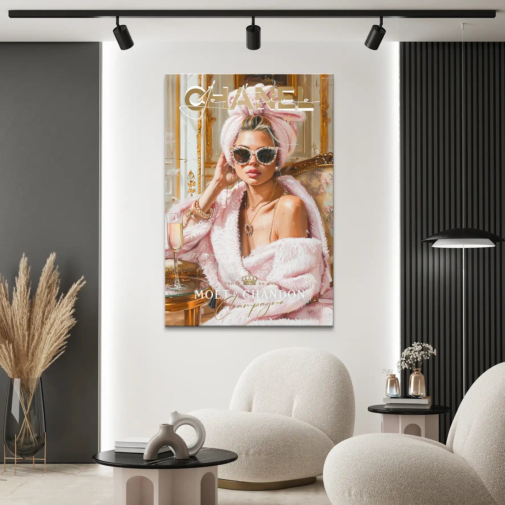 Beauty Luxe Chanel Leinwand Bild INGALERIE