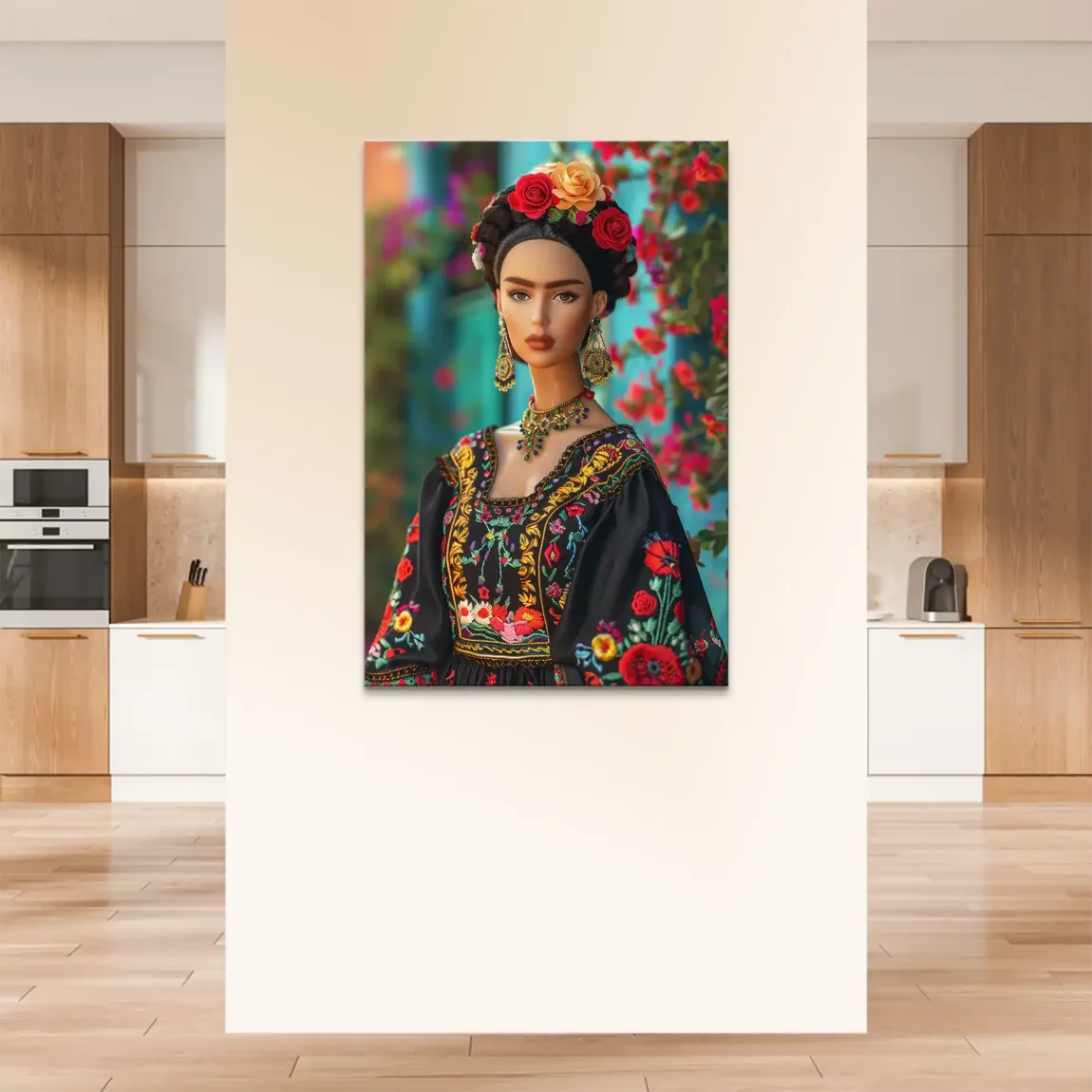 Frida Barbie Leinwand Bild