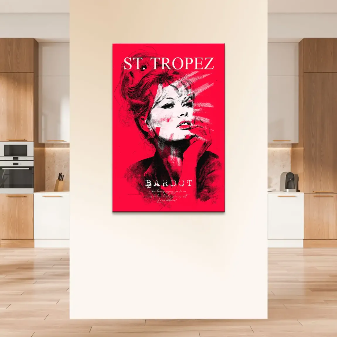 Bardot St Tropez Leinwand Bild