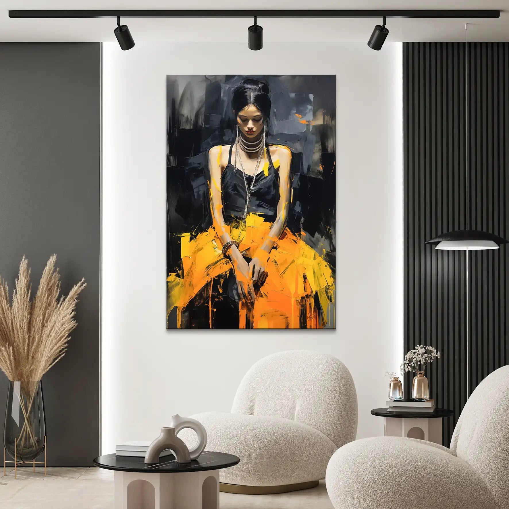 Beauty and Shy Leinwand Bild INGALERIE