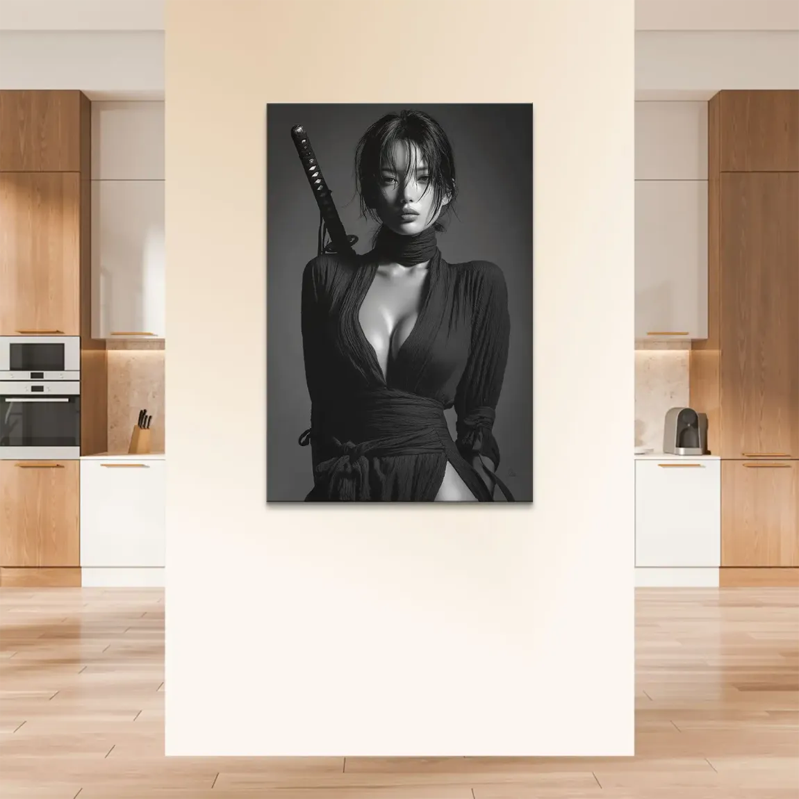 Silent Katana Leinwand Bild