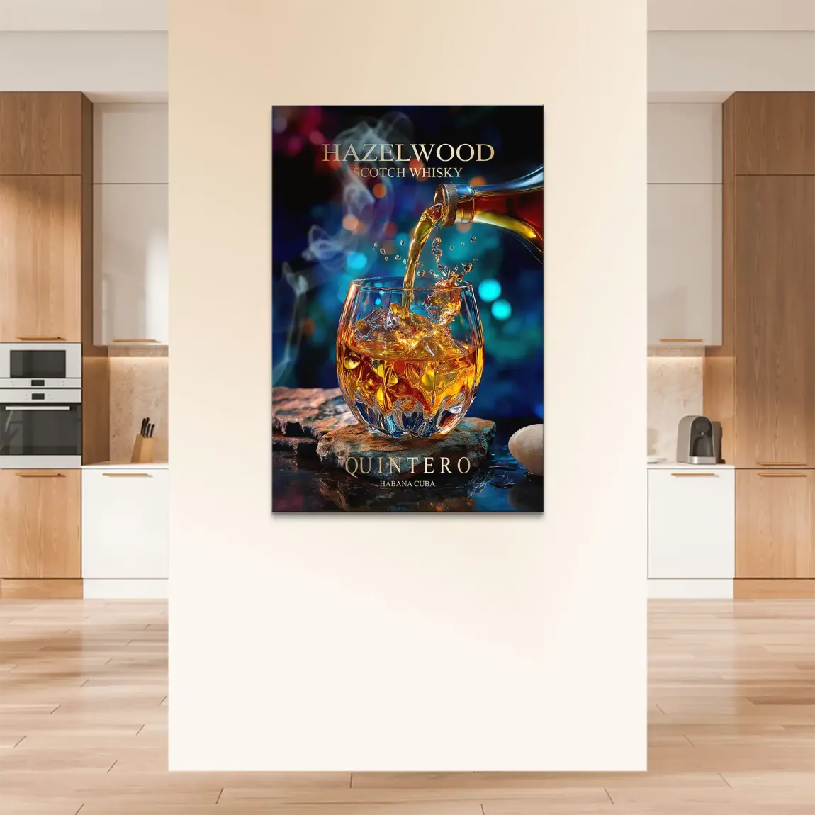 Amber Essence Leinwand Bild