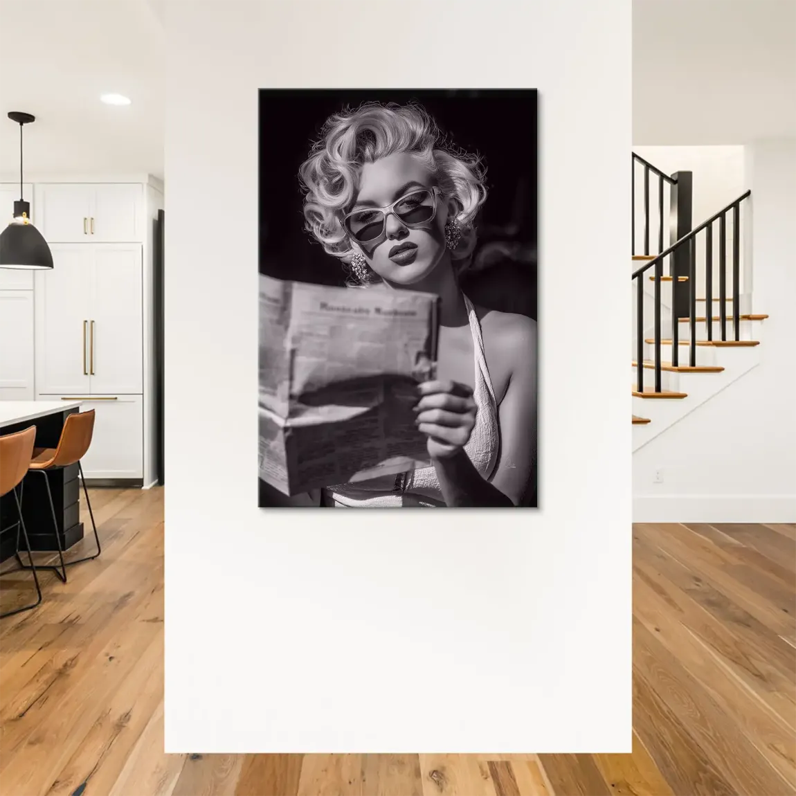 Hollywood Muse Leinwand Bild