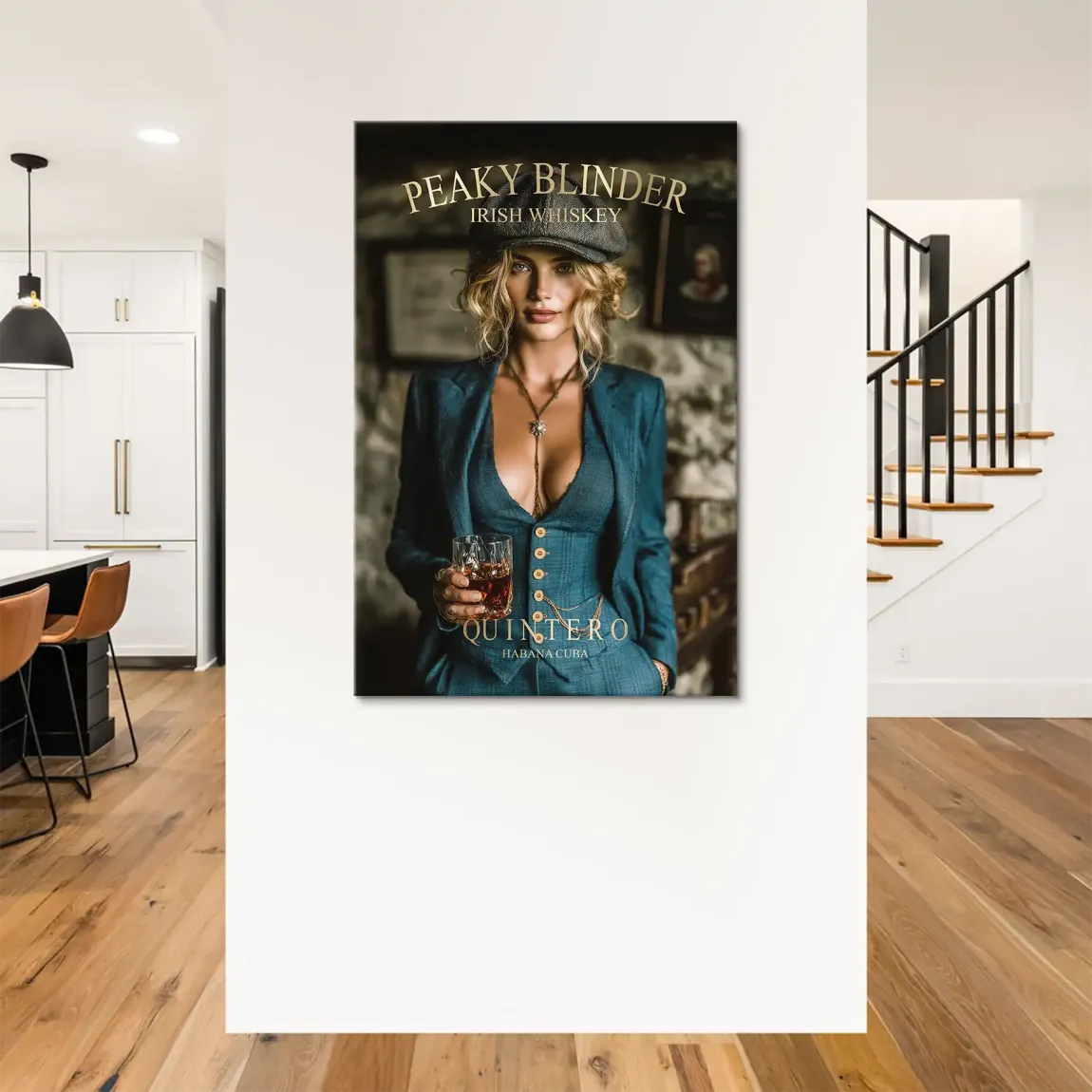 Peaky Blinder Glam Leinwand Bild