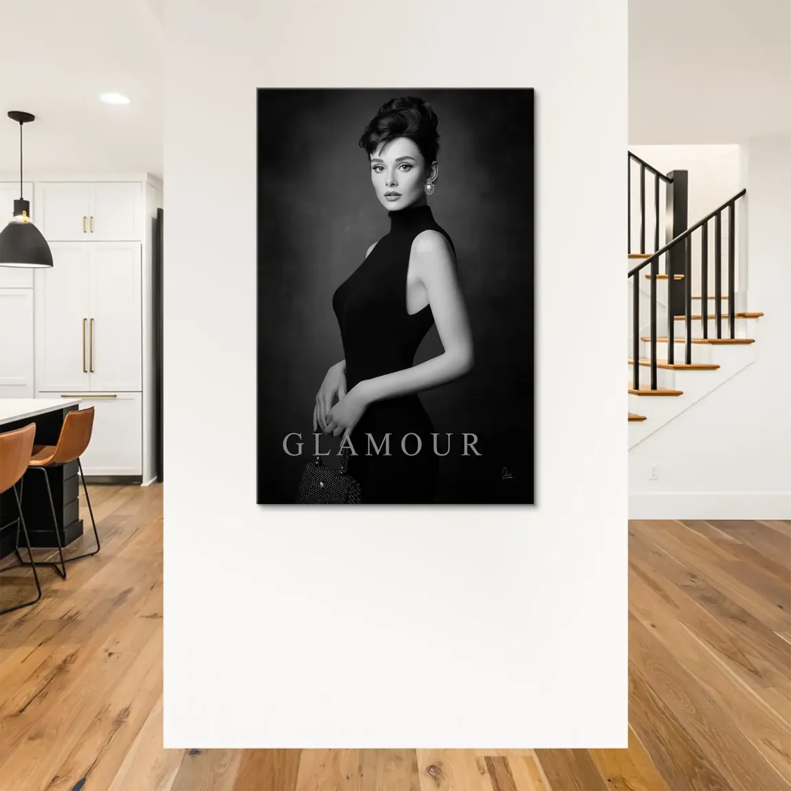 Audrey Glam Allure Leinwand Bild